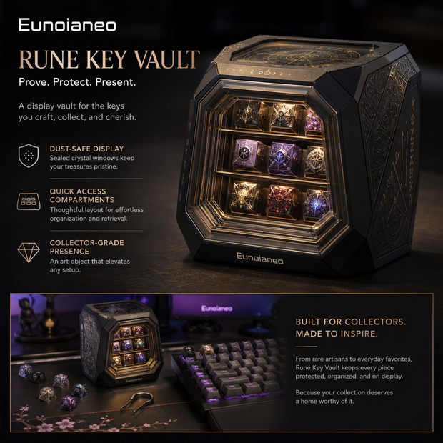 Eunoianeo™ Rune Reliquary Artisan Keycap Vault