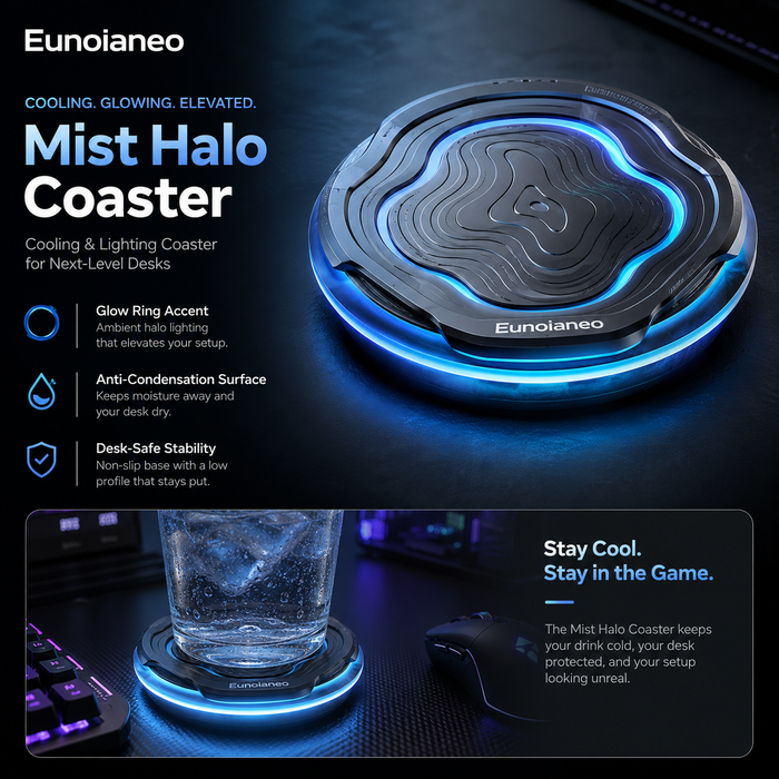 Eunoianeo™ Mist Halo Illuminated Drink Platform