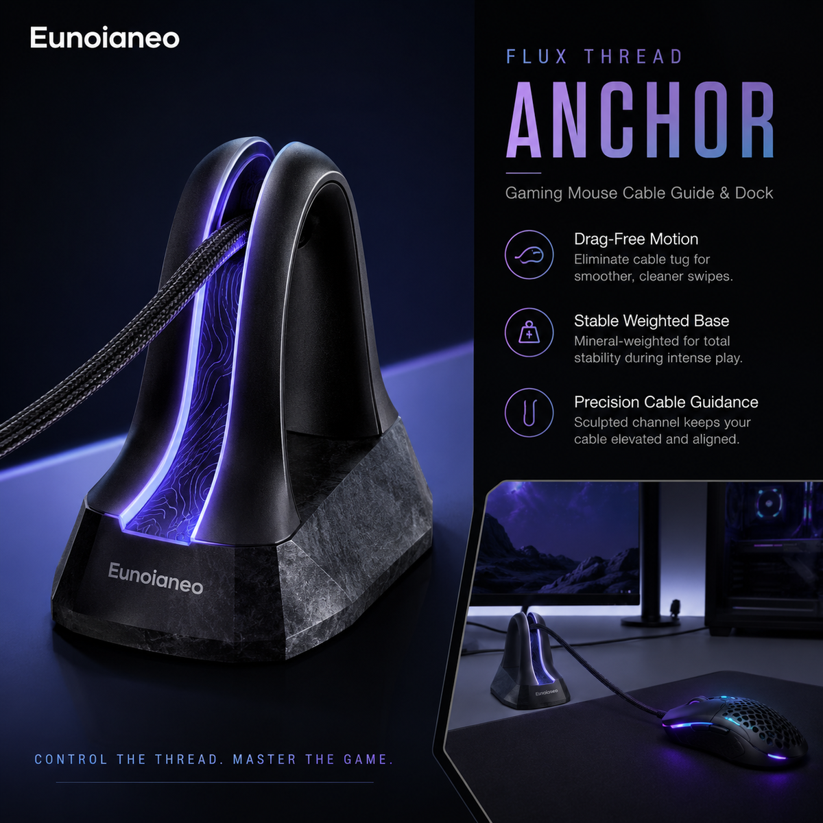Eunoianeo™ Flux Thread Mouse Cable Anchor