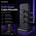 Eunoianeo™ Drift Glyph Vertical Cable Monolith